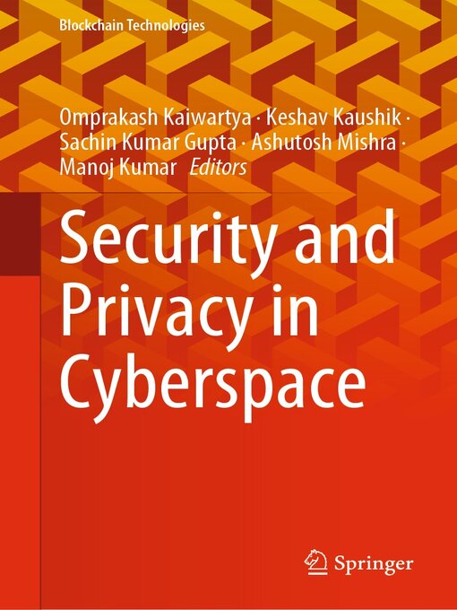 Title details for Security and Privacy in Cyberspace by Omprakash Kaiwartya - Available